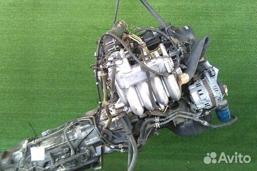 Двигатель в сборе двс mitsubishi pajero IO H76W 4G