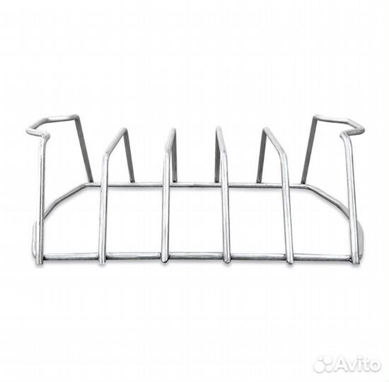 Подставка для рёбрышек 2 в 1, нерж. сталь