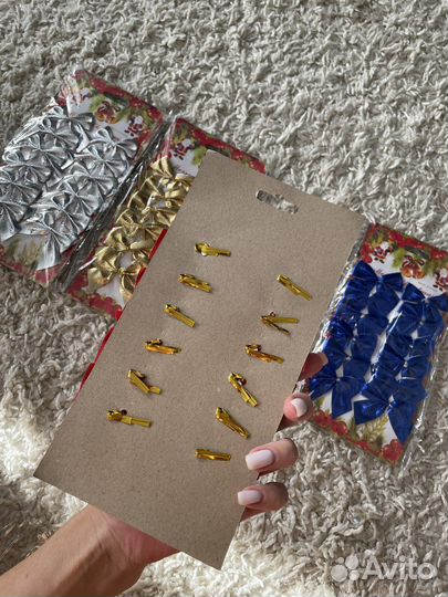 Бантики новогодние на елку