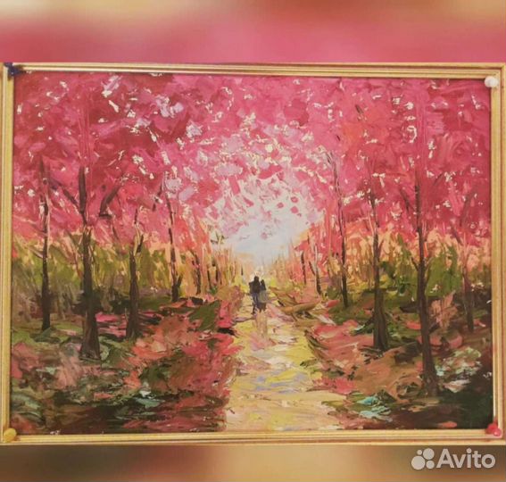 Картина маслом Влюблённые