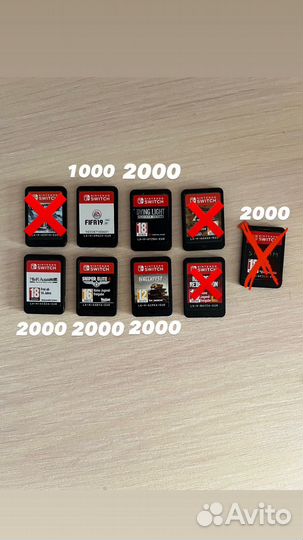 Игры для nintendo switch катриджи