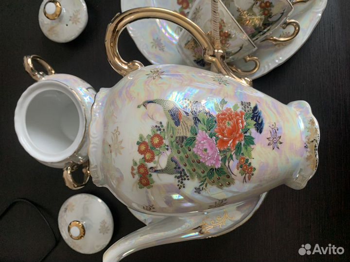 Чайный сервиз костяной фарфор япония Chori