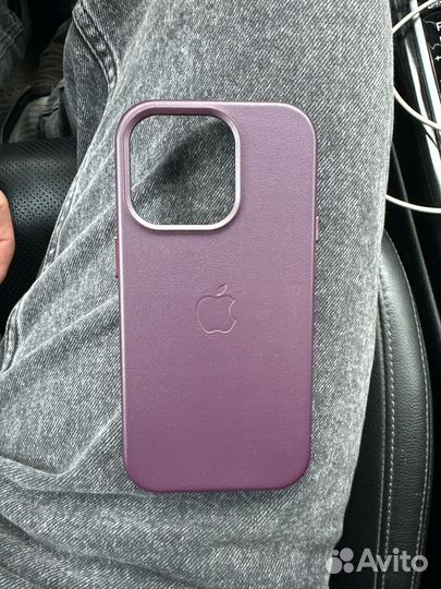 Чехол iPhone 14 pro кожаный