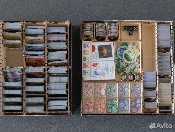 Фанерные органайзеры для настольных игр