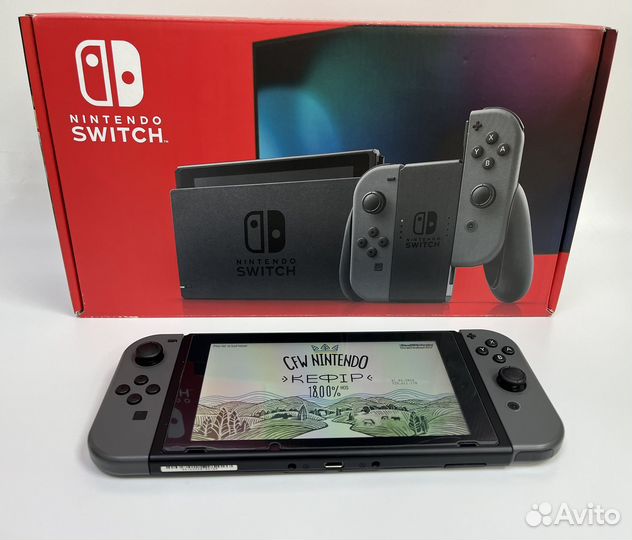Nintendo Switch rev 2 прошитая