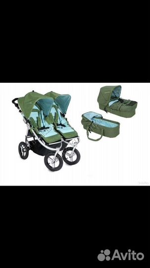 Коляска для двойни bumbleride