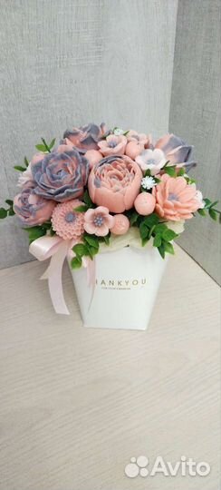 Букет цветов из мыла