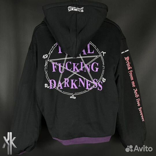 Бомбер Vetements Total Fucking Darkness reversible