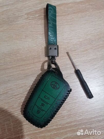 Кожаный чехол для ключа Toyota Camry