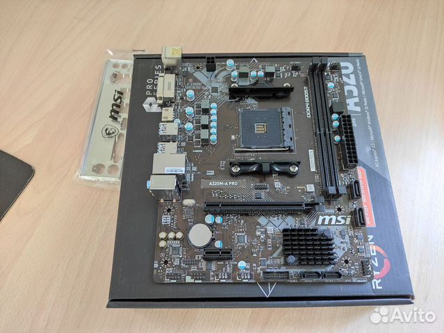 Материнская плата MSI A320M-A PRO купить в Москве | Электроника | Авито