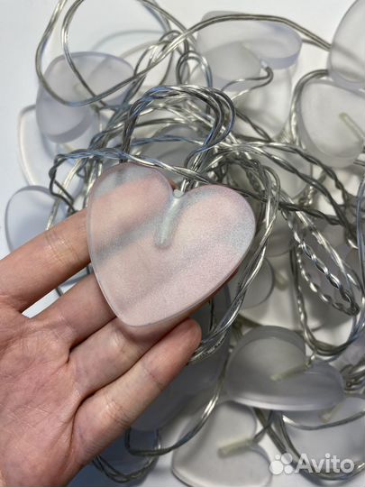 Светящаяся гирлянда IKEA сердца