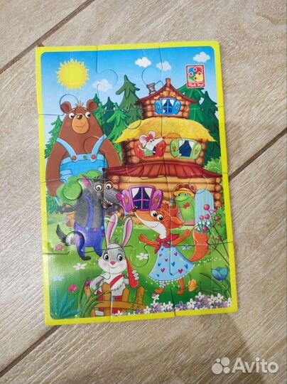 Набор из 7 паззлов до 24 деталей