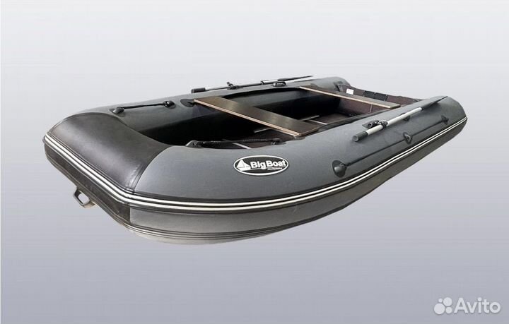 Лодка пвх беринг 340 К жесткое дно +киль