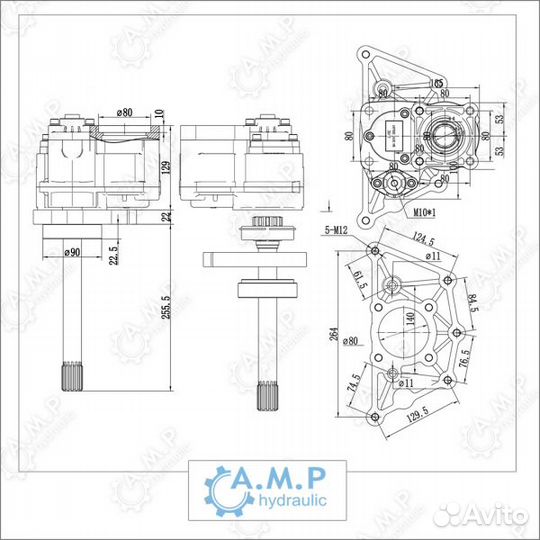 Ком на ZF traxon 12TX, 16TX LKF50D2420H8 ситрак