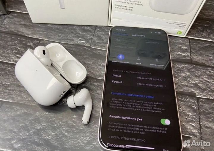 AirPods Pro 2 на чипе Huilian 247 чехол в подарок