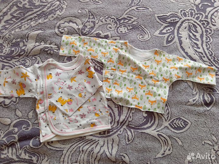 Вещи пакетом 0-3, 3-6 месяцев на девочку