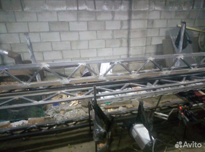 Фермы с проф трубы 4 на2