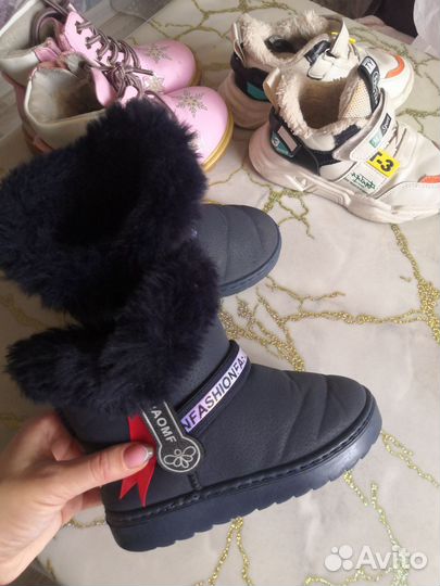 Ботинки зимние 28р