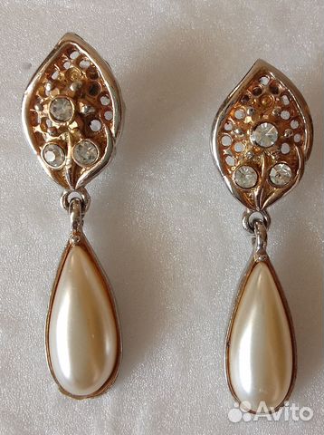 Серьги винтажные