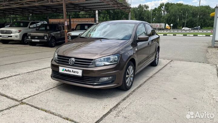 Volkswagen Polo 1.6 AT, 2017, 123 000 км