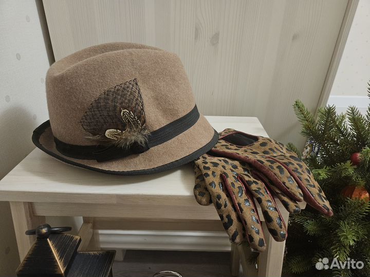 Шляпа фетровая женская