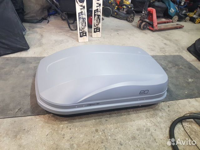 Автобокс 350 литров серый