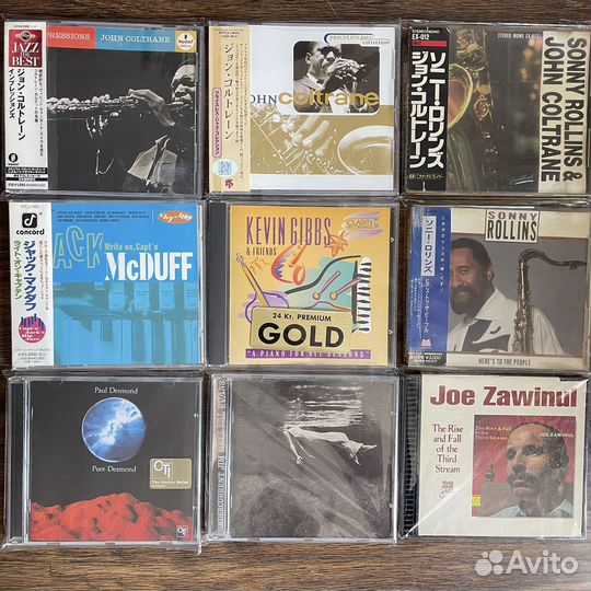 Диски CD джаз фирменные япония США 08/23