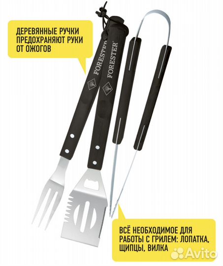 Набор для барбекю, Набор для пикника Forester