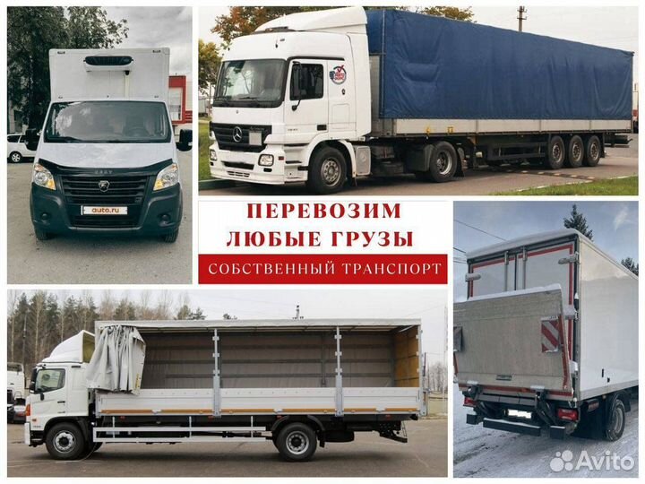 Грузоперевозки Межгород Фура 10-20 тонн