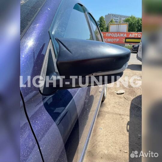 Накладки зеркал Гранта бмв стиль