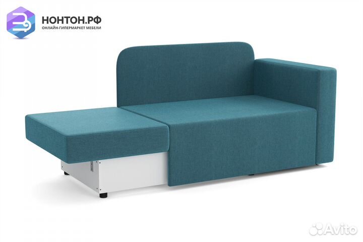 Диван выкатной Дэнвер синий