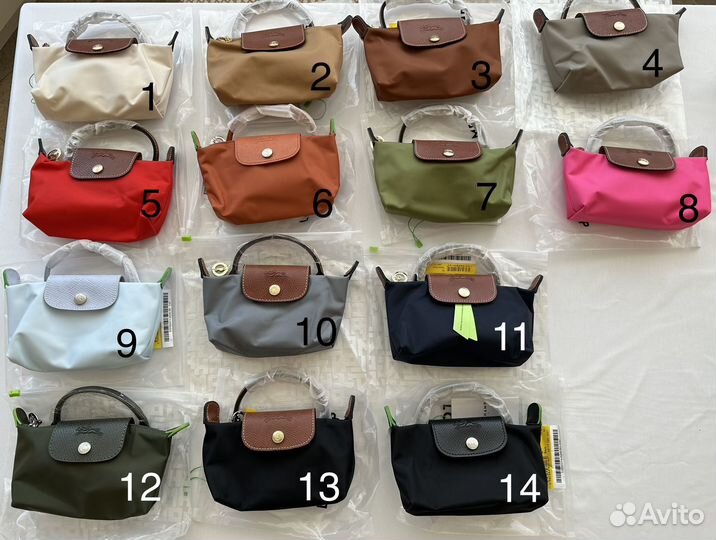 Сумка longchamp mini+ремешок