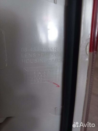 Фонарь задний форд транзит коннект