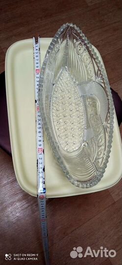 Ваза хрустальная СССР большая