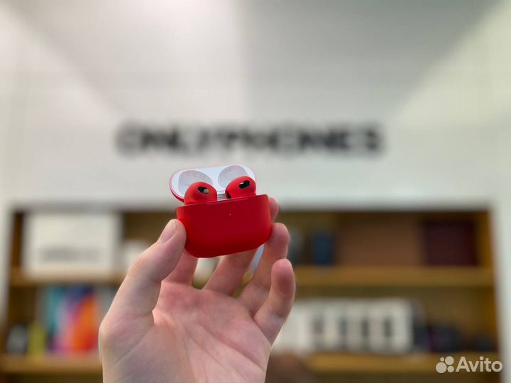 AirPods 3 Custom (Red Cherry)