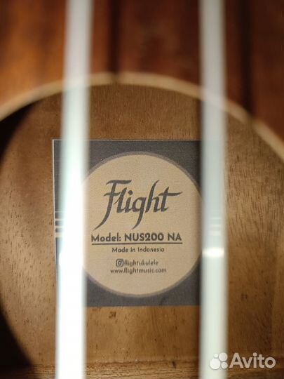 Укулеле сопрано flight NUS200 NA с чехлом