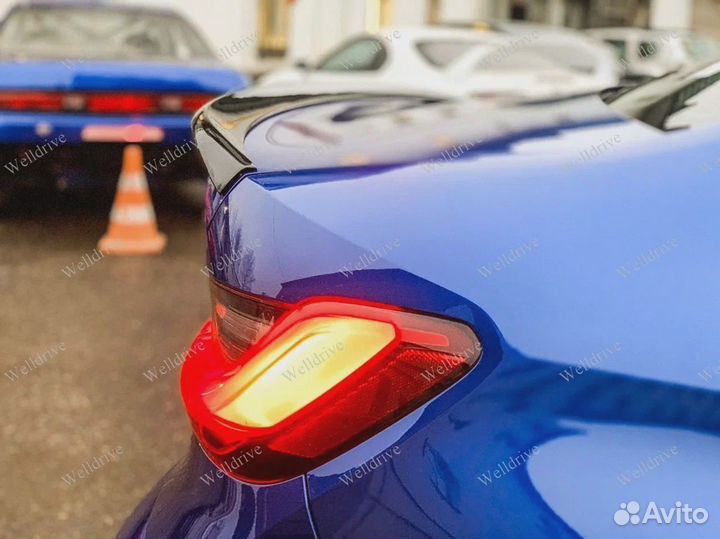 Спойлер BMW 3 G20 M-Perfomance двусторонний глянец