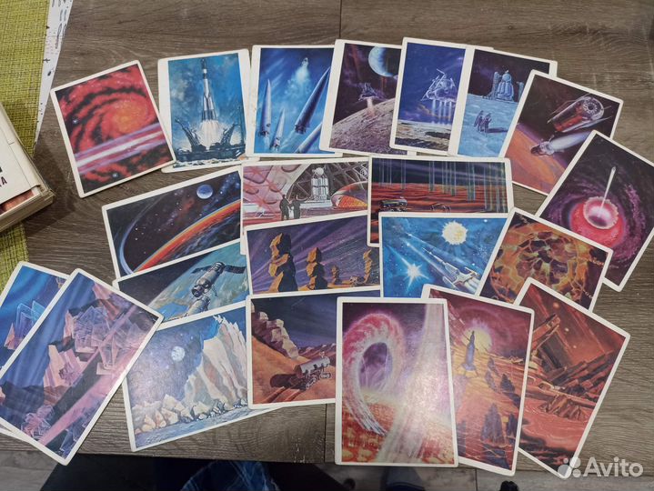 Наборы открыток СССР о космосе и космонавтах