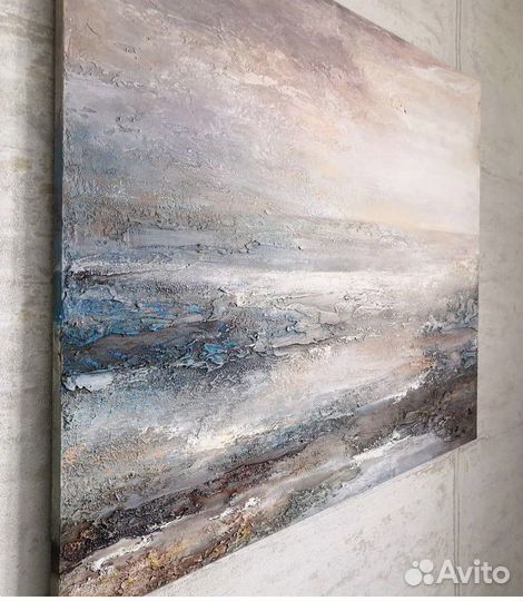 Интерьерная картина абстракция ручной работы