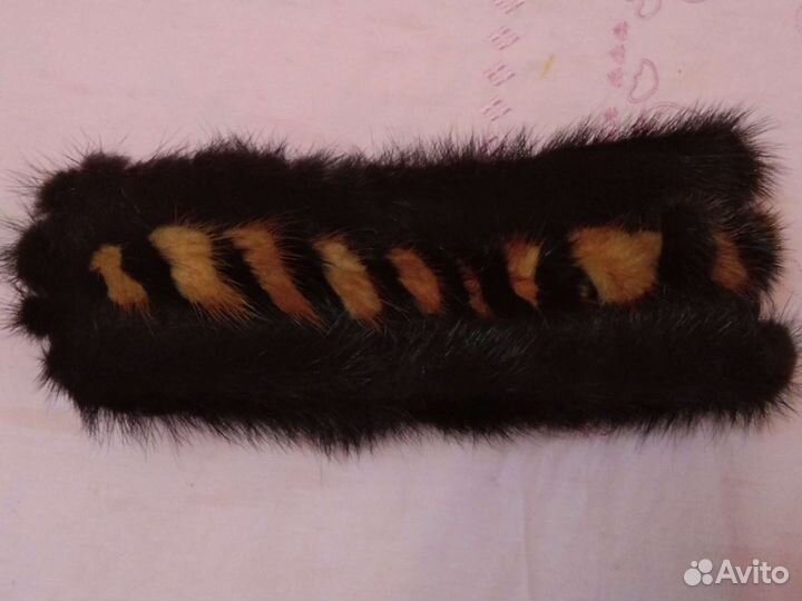 Норковая повязка на голову