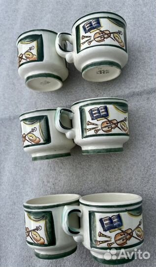 Набор кофейных чашек зик, Музыка