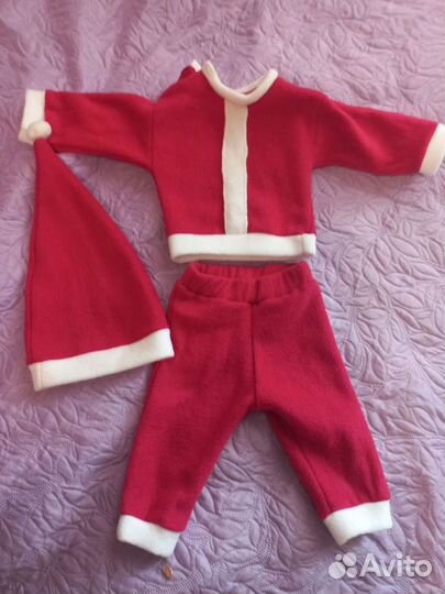 Костюм санты на 2-4мес