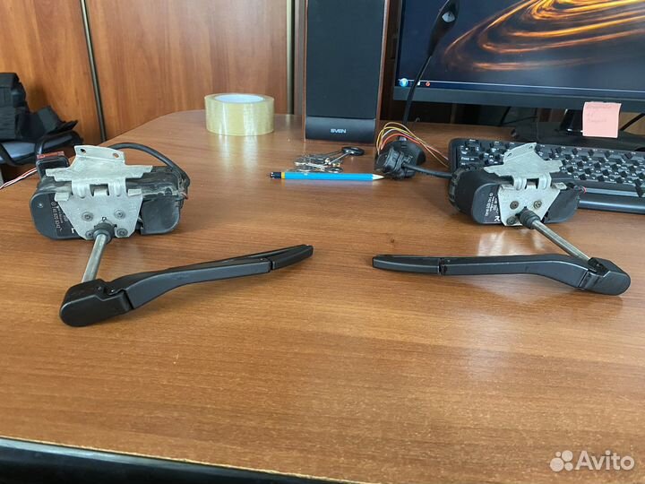 Дворники фар c140 w140