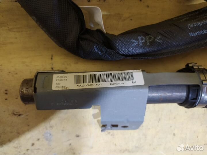 Подушка безопасности боковая Nissan Qashqai