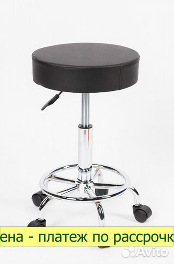 Табурет лабораторный нс-8004 (чёрный)