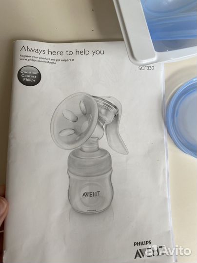 Молокоотсос avent ручной