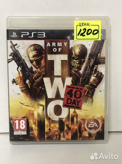 Диск Army of two 40 days для PS3