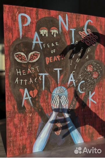 Картина “Panic attack”, акрил