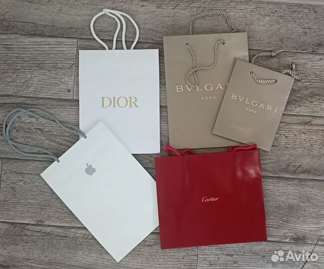 Брендовые пакеты Louis Vuitton, Cartier, Bvlgari