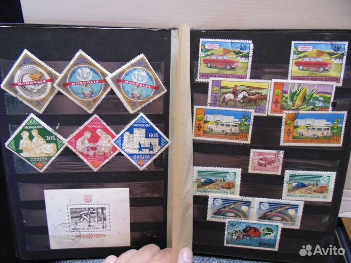 Альбом с марками Монголия 8